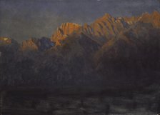 Sunrise in the Sierras, ca. 1872. Creator: Albert Bierstadt.