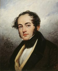 Portrait of Paul de Kock (1793-1871), 1839. Creator: Court, Joseph-Désiré (1797-1865).