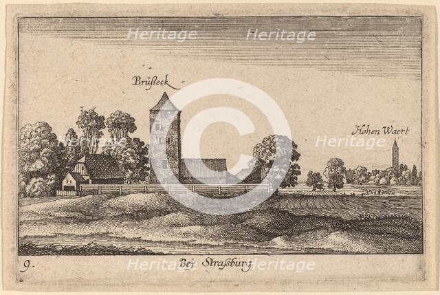 Strasbourg, 1635. Creator: Wenceslaus Hollar.