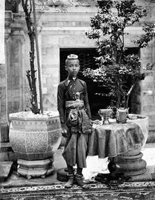 Prince Chulalongkorn of Siam (Thailand), 1865. Creator: John Thomson.