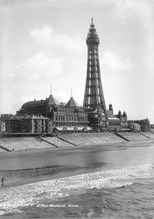 Blackpool Tower, Blackpool, Lancashire, 1894-1910. Artist: Unknown