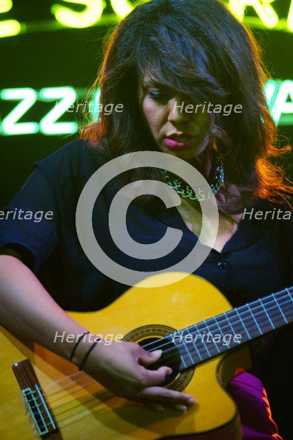 Chloe Charles, Love Supreme Jazz Festival, Glynde Place, East Sussex, 2014. Artist: Brian O'Connor.