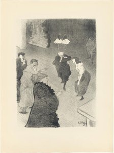Emilienne d'Alençon Rehearsing at the Folies-Bergère, from Le Café-Concert, 1893. Creator: Henri-Gabriel Ibels.