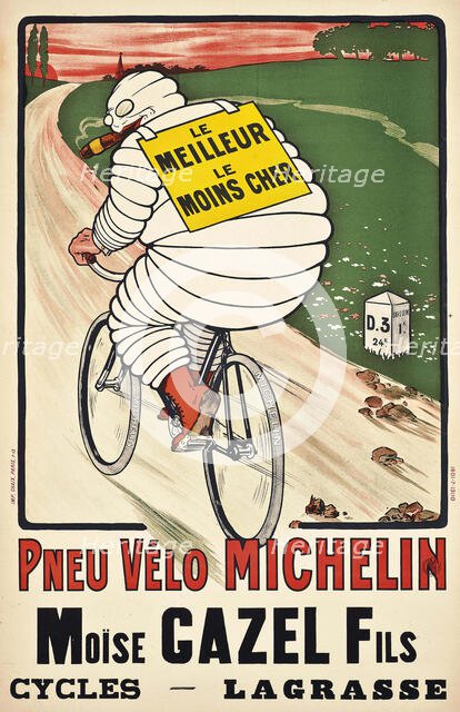 Pneu Vélo Michelin, 1913. Creator: O'Galop, (Marius Rossillon) (1867-1946).