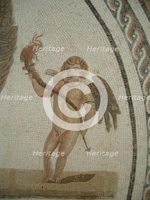 Mosaic, El Jem Museum, El Djem, Tunisia, 2009. Creator: Amanda Waite.