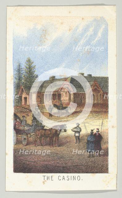 The Casino, from the series, Views in Central Park, New York, Part 3, 1864. Creator: Louis Prang.