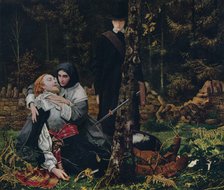 'The Wounded Cavalier', 1855, (1912). Artist: William Shakespeare Burton.