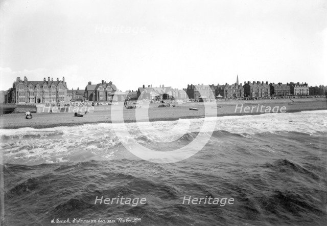 South Beach, St Anne's-on-Sea, Lancashire, 1890-1910. Artist: Unknown