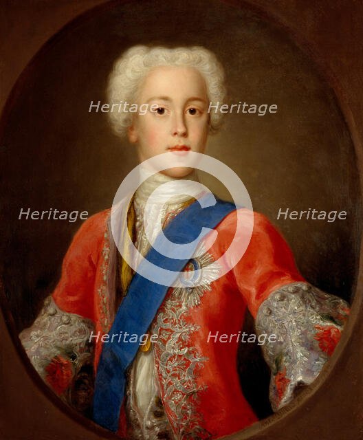 Portrait of Prince Charles Edward Stuart (1720-1788), 1732. Creator: David, Antonio (1698-1750).