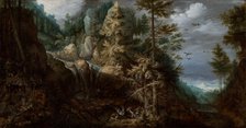 Landscape with the Temptation of Saint Anthony, 1617. Creator: Roelandt Savery.