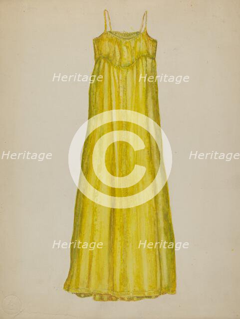 Dress, 1935/1942. Creator: Edna C. Rex.