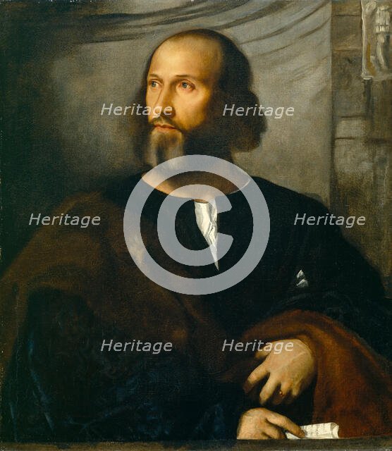 Portrait of a Bearded Man, c1515. Creator: Titian's School.