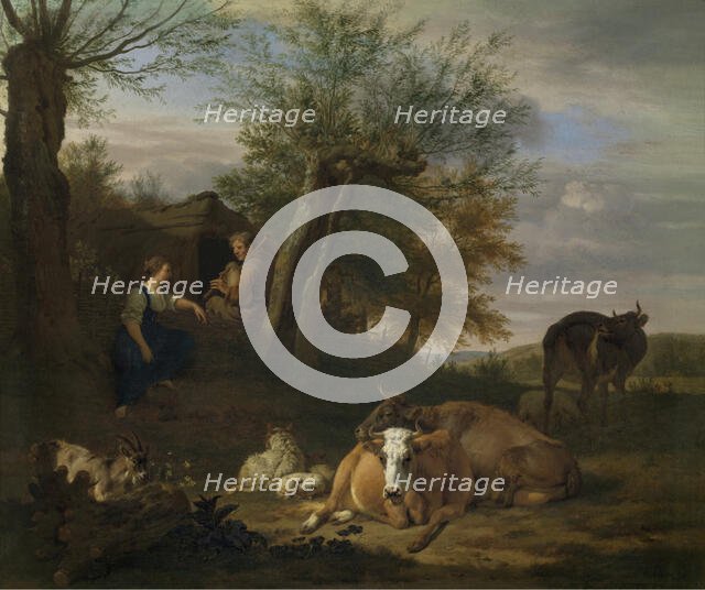 Piper, mid-17th century. Creator: Adriaen van de Velde.