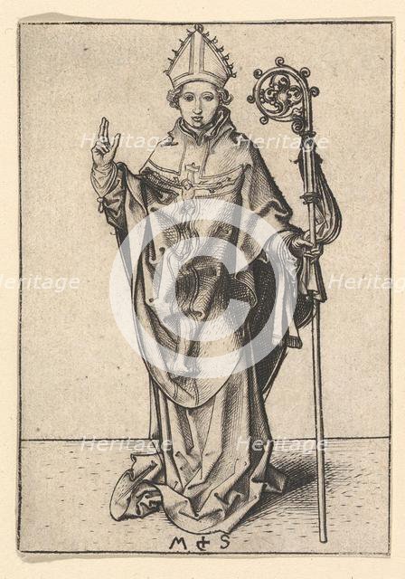 Bishop Saint, ca. 1435-1491. Creator: Martin Schongauer.