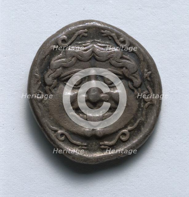 Hemidrachma: Gorgoneion (obverse), c. 400 BC. Creator: Unknown.