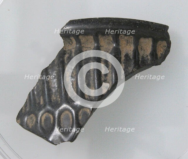 Glass Fragment, Coptic, 4th-early 5th century. Creator: Unknown.