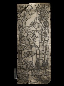 Cartoon for a Stained Glass Window of Eve, 1862. Artists: Philip Webb, Ford Madox Brown.