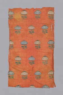 Panel (Dress Fabric), Iran, 1625/75. Creator: Unknown.