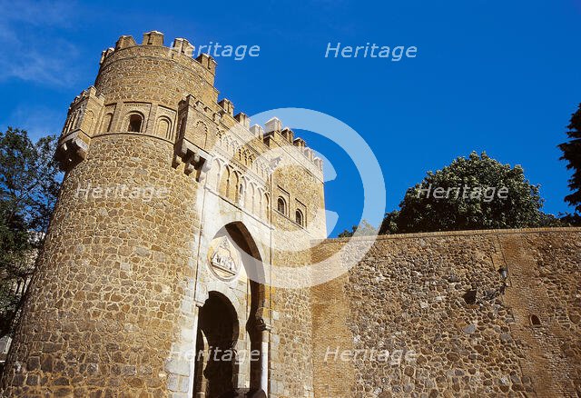 Puerta del Sol (Gate of the Sun), Toledo, Spain, 14th century, (2008). Creator: LTL.