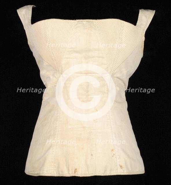 Corset, American, 1830-39. Creator: Unknown.