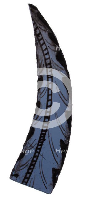 Glass Fragment, European, 15th century. Creator: Unknown.