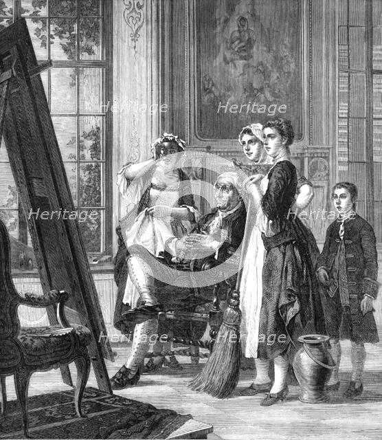 "The Critics," by Carl Hoff, 1871. Creator: Unknown.