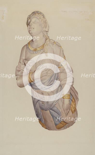 Figurehead from "Kenilworth", 1935/1942. Creator: Curry M. Bartlett.