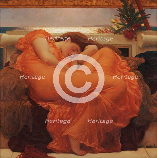 Flaming June, 1895. Creator: Leighton, Frederic, 1st Baron Leighton (1830-1896).