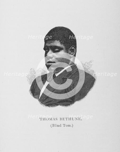 Thomas Bethune (Blind Tom), 1887. Creator: Unknown.