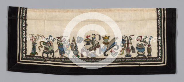 Trouser Band, China, Qing dynasty (1644-1911), 1875/1900. Creator: Unknown.