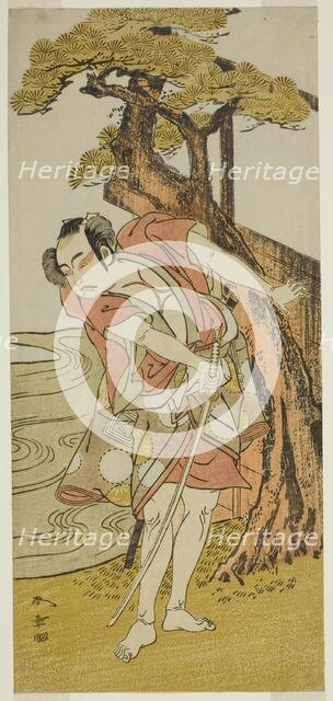 The Actor Ichikawa Yaozo II as Iba no Juzo (?), Japan, c. 1772. Creator: Shunsho.