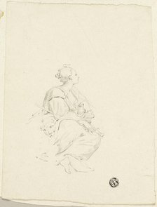 Cardinal Virtues or Saint Euphemia, 1750/1850. Creators: Correggio, Unknown.