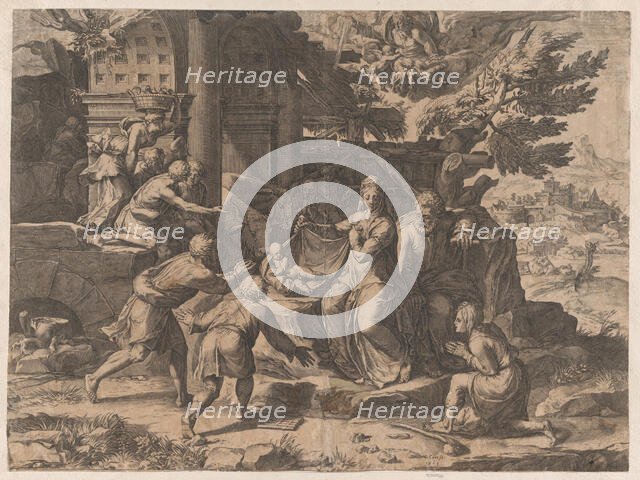 The Adoration of the Shepherds, 1569., 1569. Creator: Cornelis Cort.