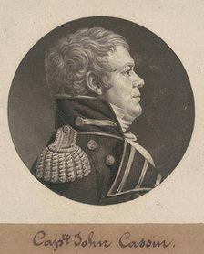 John Cassin, 1806. Creator: Charles Balthazar Julien Févret de Saint-Mémin.