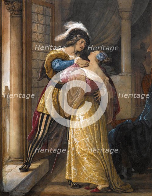 Romeo and Juliet, before 1881. Creator: Hayez, Francesco (1791-1882).