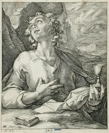 Saint John the Evangelist, 1589. Creator: Hendrik Goltzius.