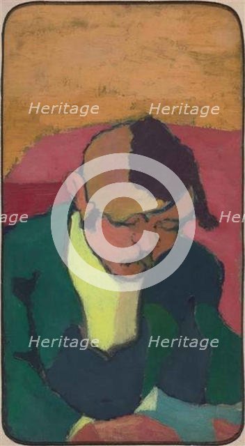 Portrait of Ker-Xavier Roussel (1867-1944), c. 1890. Creator: Vuillard, Édouard (1868-1940).