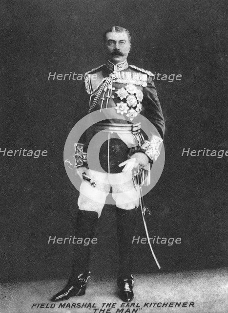 Field Marshal, the Earl Kitchener, early 20th century. Artist: Unknown