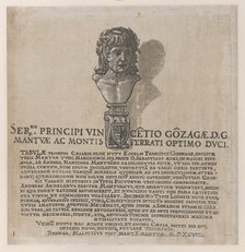 Title page from The Triumph of Julius Caesar, 1599. Creator: Bernardo Malpizzi.
