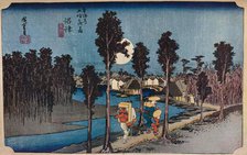 'Numazu, Hikure, "Yellow Dusk"', 1831-1834, (1930). Creator: Ando Hiroshige.