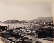 Macao Island: Penha Hill and the bay encircled by the Praya Grande, c1873. Creator: William Pryor Floyd.
