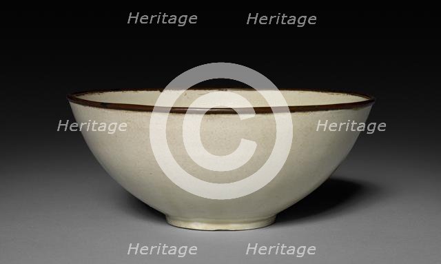 Bowl: Ding ware, 12th-13th Century. Creator: Unknown.