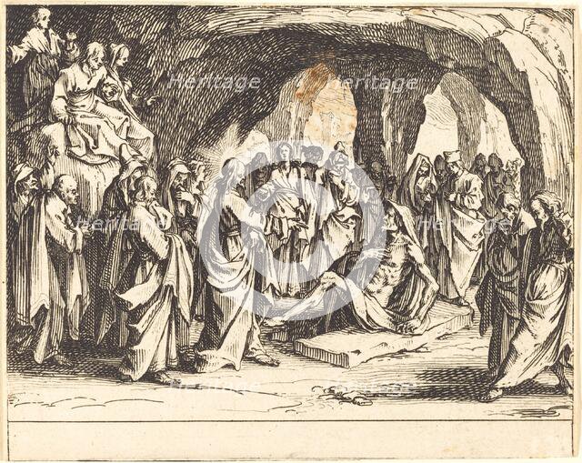 Raising of Lazarus, 1635. Creator: Jacques Callot.