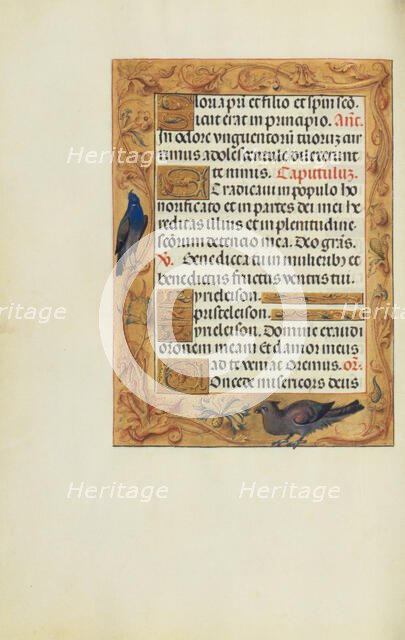Decorated Text Page; Spinola Hours, about 1510-1520. Creator: Unknown.