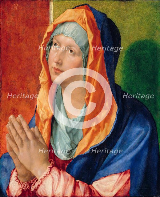 The Virgin Mary in Prayer, 1518. Creator: Dürer, Albrecht (1471-1528).