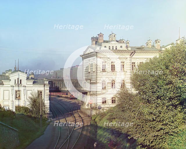 Perm: Headquarters of the Ural Railway Administration, 1910. Creator: Sergey Mikhaylovich Prokudin-Gorsky.