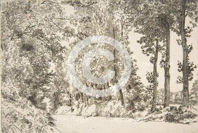 Rue des Bruyères, à Sèvres, 1868. Creator: Felix Bracquemond.