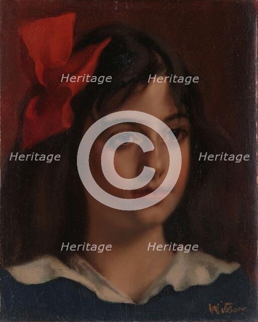 Portrait of a girl, 1885-1922.  Creator: Willem Witsen.