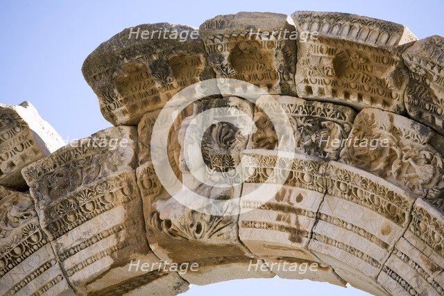 The Temple of Hadrian, Ephesus, Turkey. Artist: Samuel Magal