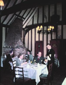 People dining at the Red Lion, Colchester, Essex, c1955-1965. Creator: Arthur Charles Kirby Ware.